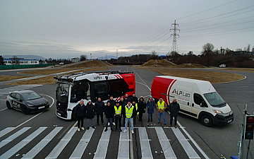 iDriving успешно изпълни тестовете на първия си пилот в Грац! 