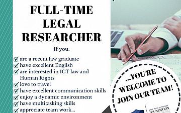 Open position at Law and Internet Foundation