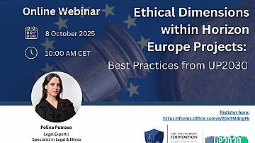 Ethical Dimensions within Horizon Europe Projects: Best Practices from UP2030